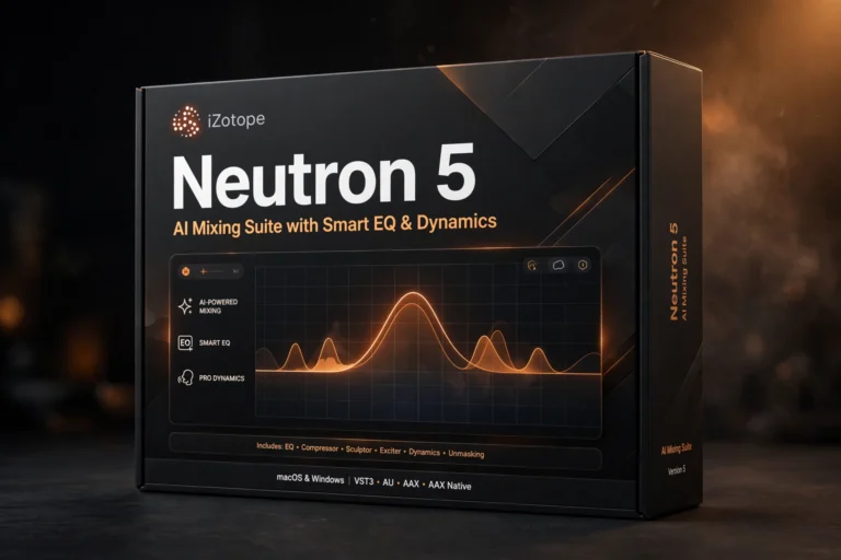 iZotope Neutron 5 – AI Mixing Suite with Smart EQ & Dynamics