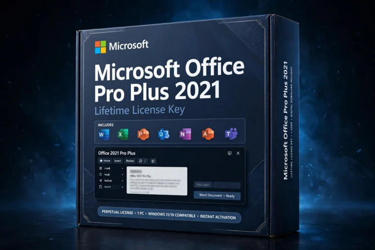 Microsoft Office Pro Plus 2021 – Lifetime License Key