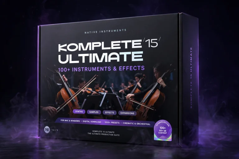 NI Komplete 15 Ultimate – 100+ Instruments & Effects