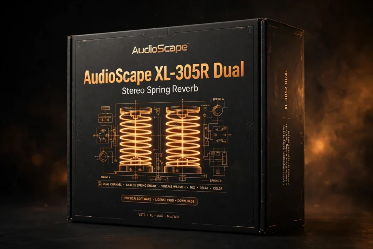AudioScape XL-305R Dual – Stereo Spring Reverb