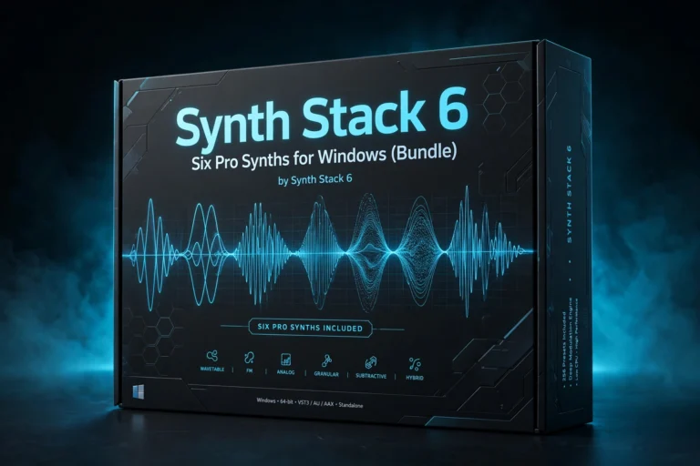 Synth Stack 6 – Six Pro Synths for Windows (Bundle)