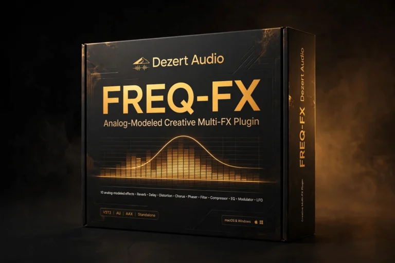 Dezert Audio FREQ-FX – Analog-Modeled Creative Multi-FX Plugin