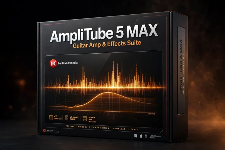 AmpliTube 5 MAX – Guitar Amp & Effects Suite by IK Multimedia