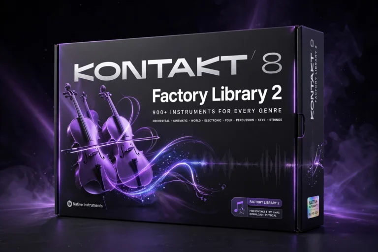 Kontakt 8 Factory Library 2 – 900+ Instruments for Every Genre