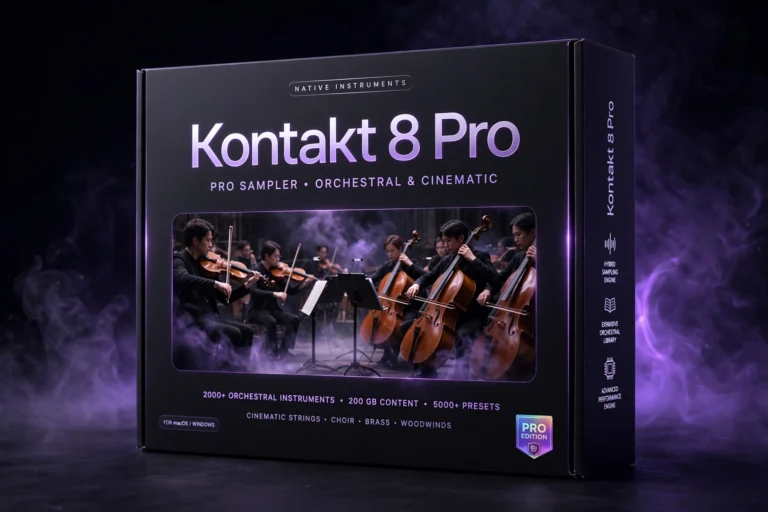 Kontakt 8 Pro – Sampler + 1000GB Instrument Library