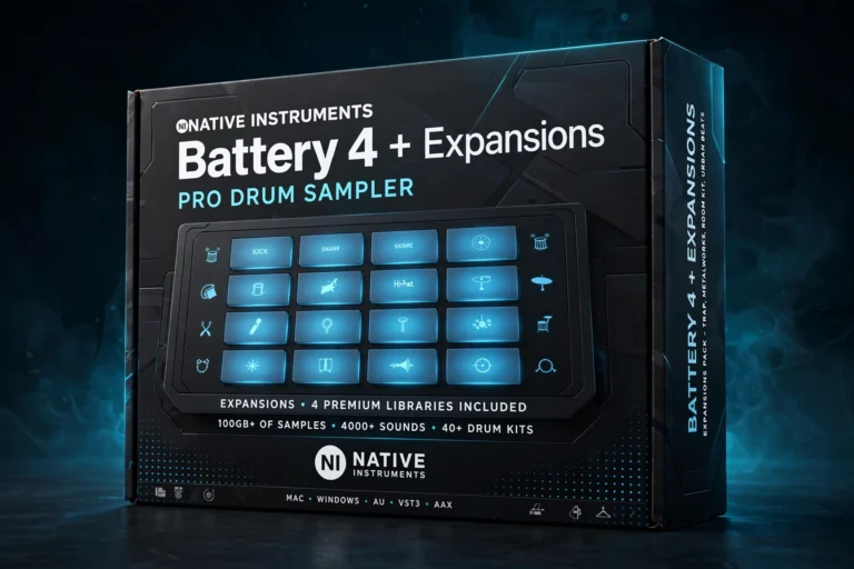 Native Instruments Battery 4 + Expansions – Pro Drum Sampler