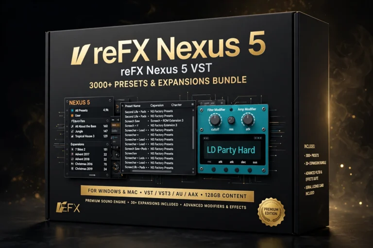 reFX Nexus 5 VST – 3000+ Presets & Expansions Bundle