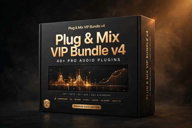 Plug & Mix VIP Bundle v4 – 40+ Pro Audio Plugins