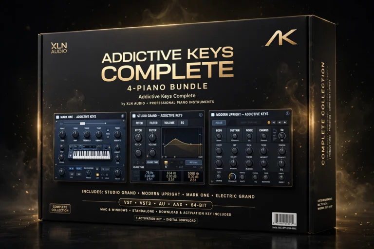 Addictive Keys Complete – 4-Piano Bundle by XLN Audio
