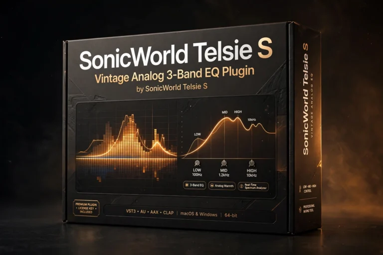 SonicWorld Telsie S – Vintage Analog 3-Band EQ Plugin
