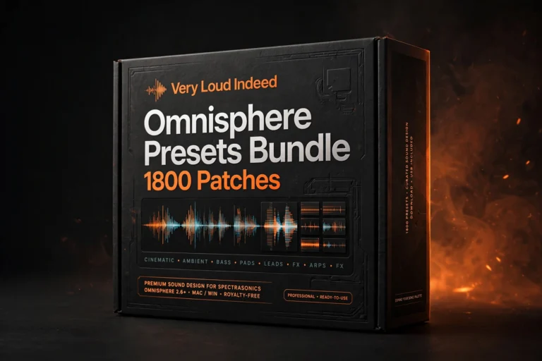 The Very Loud Indeed Omnisphere Presets Bundle – 1800 Patches